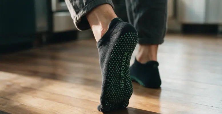 NeuroSox five-toe grip socks with individual toe pockets for everyday comfort