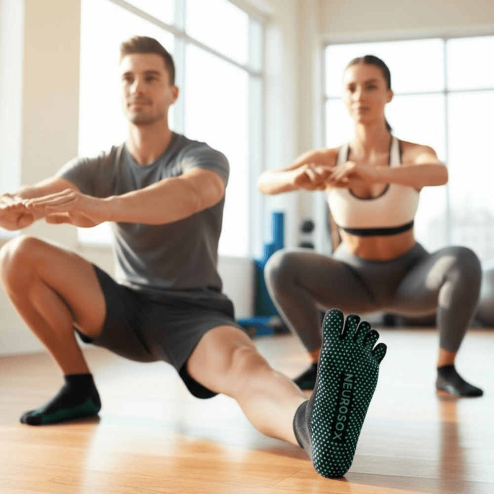 Step Up Your Workout Game with NeuroSox Five Toe Grip Socks