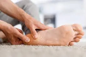 Overnight Recovery & Pain Prevention wearing Neurosox Five Toe Socks