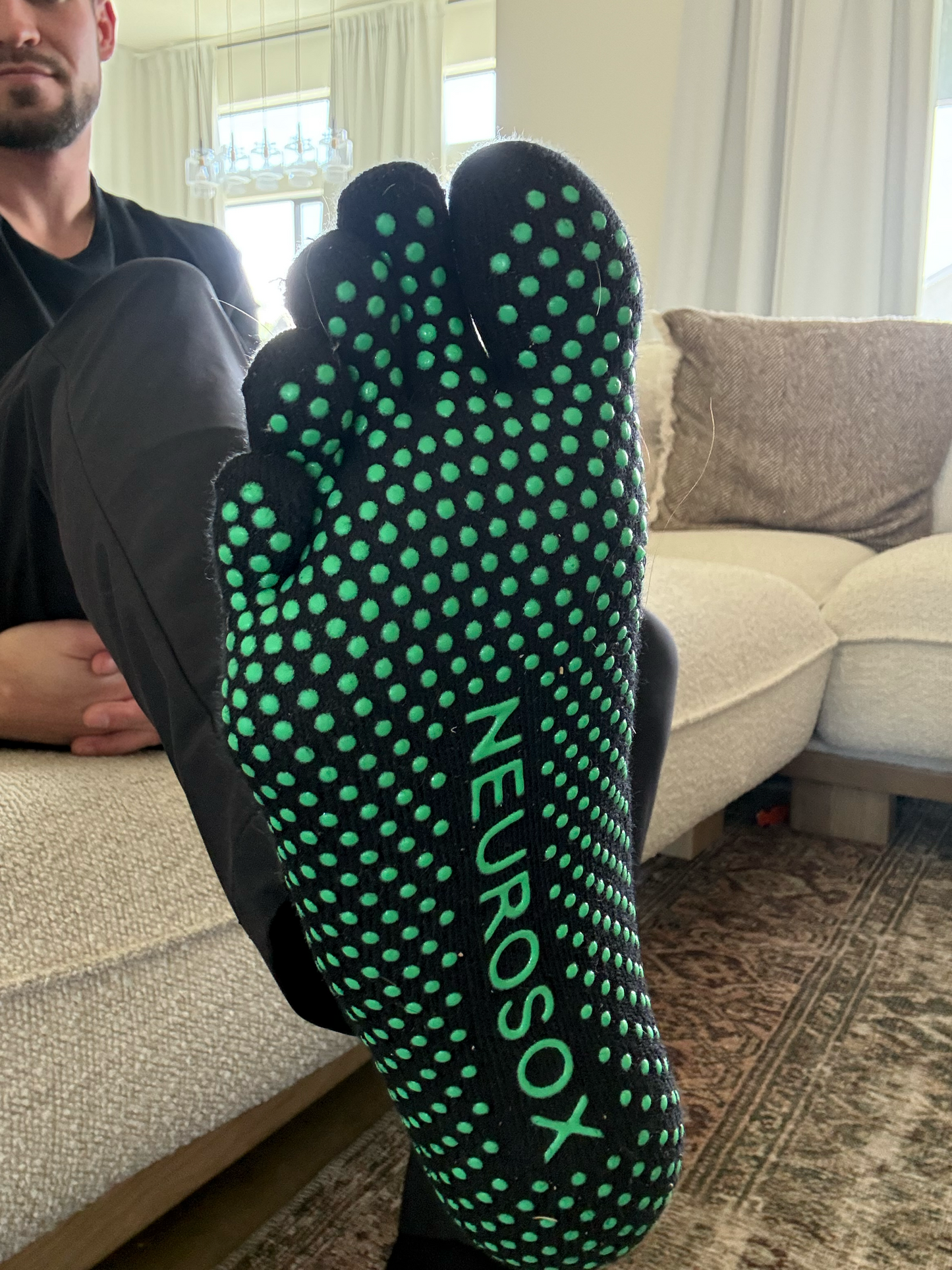 
                  
                    Crew Length Five Toe Non Slip Neurosox
                  
                
